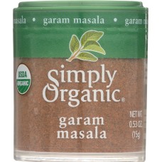 SIMPLY ORGANIC: Mini Garam Masala, .53 oz