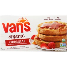 VAN'S: Gourmet Original Waffles Organic, 8 oz