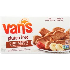 VAN'S: French Toast Sticks Cinnamon Wheat Gluten Free, 8.5 oz