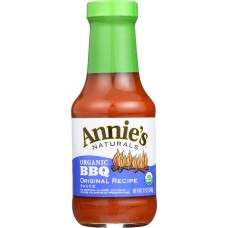 ANNIE'S NATURALS: Organic BBQ Sauce Original Recipe, 12 oz