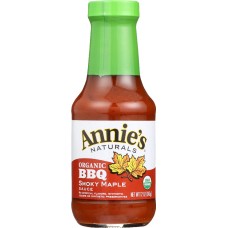 ANNIE'S NATURALS: Organic BBQ Sauce Smoky Maple, 12 oz