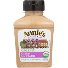 ANNIES NATURALS: Organic Dijon Mustard, 9 oz