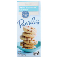 PAMELAS: Pecan Shortbread Cookies, 6.25 oz PAMELAS: Pecan Shortbread Cookies, 6.25 oz