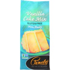PAMELA'S PRODUCTS: Gluten Free Cake Mix Classic Vanilla, 21 oz