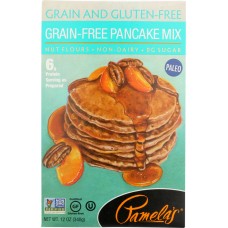 PAMELAS: Mix Pancake Grain Free, 12 oz