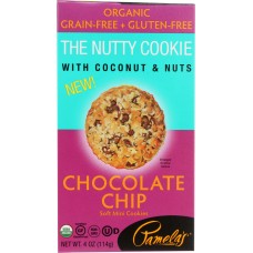 PAMELAS: The Nutty Cookie Chocolate Chip, 4 Oz