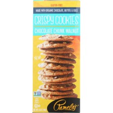 PAMELAS: Chocolate Chunk Walnut Crispy Cookies, 6 Oz
