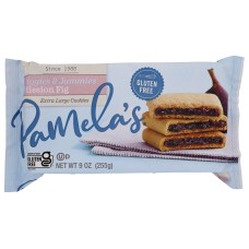 PAMELA'S: Gluten-Free Figgies & Jammies Extra Large Cookies Mission Fig, 9 oz