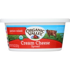 ORGANIC VALLEY: Organic Cream Cheese Spread, 8 oz