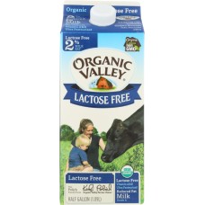 ORGANIC VALLEY: Lactose-Free Reduced Fat 2% Ultra Pasteurized Milk, 64 oz