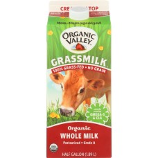 ORGANIC VALLEY:  Whole Grassmilk, 64 oz