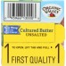 ORGANIC VALLEY: Butter Organic Cultured Unsalted, 16 oz