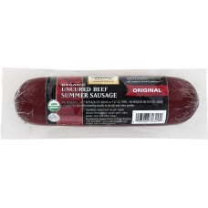 ORGANIC PRAIRIE: Organic Uncured Summer Sausage, 12 oz