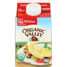 ORGANIC VALLEY: Organic Pasteurized Liquid Egg Whites, 16 oz