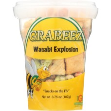 GRABEEZ SNACK CUPS: Wasabi Explosion Snack Cup, 3.75 oz