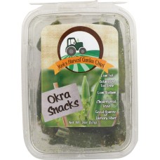 YORKS HARVEST GARDEN CHIPS: Chip Okra Snacks, 2 oz