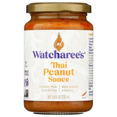WATCHAREES: Sauce Thai Peanut, 9.8 oz