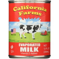 CALIFORNIA FARMS: Milk Evaporated, 12 oz
