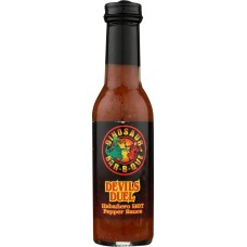 DINOSAUR: Devils Duel Habanero Hot Pepper Sauce, 5 oz