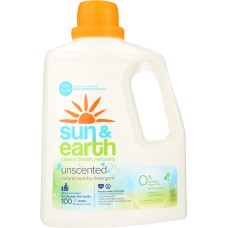 SUN & EARTH: Natural Laundry Detergent, 100 fo