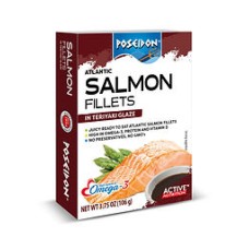 POSEIDON: Salmon Fillet Teriyaki, 3.75 oz