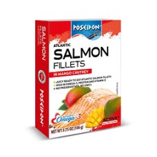 POSEIDON: Salmon Fillet Mango Chutney, 3.75 oz