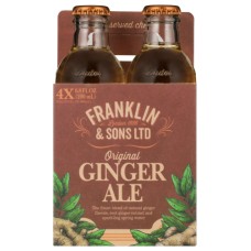 FRANKLIN & SONS: Ginger Ale 4Pk, 800 ml