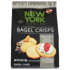 NEW YORK STYLE: Bagel Crsp Sslt Crk Ppr, 6 OZ