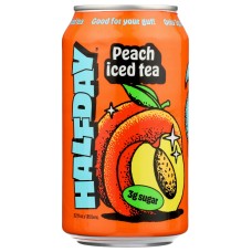 HALFDAY: Tea Green Peach Tonic, 12 fo