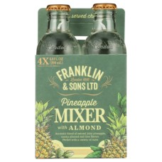 FRANKLIN & SONS: Pineapple & Almond 4Pk, 800 ml