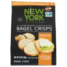 NEW YORK STYLE: Bagel Crisp Sesame, 6 OZ