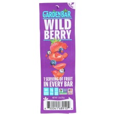 GARDEN BAR: Bar Fruit Berry Wld Snck, 1.1 oz