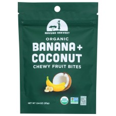 MAVUNO HARVEST: Bites Fruit Banana Cocnut, 1.94 OZ
