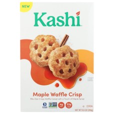 KASHI: Cereal Maple Waffle Crisp, 9.5 OZ