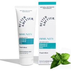 BETTER AND BETTER: Toothpaste Immunity Sngl, 3.4 oz