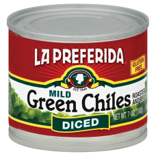 LA PREFERIDA: Chiles Green Diced, 7 oz