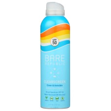 BARE REPUBLIC: Sunscreen Spray Spf 50, 6 OZ