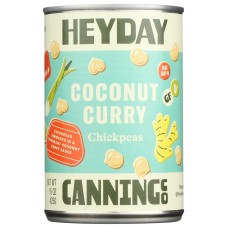 HEYDAY CANNING CO: Chickpeas Coconut Curry, 15 OZ