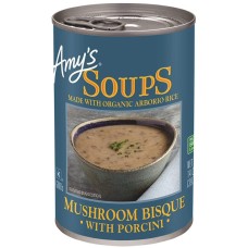 AMYS: Soup Mushroom Bisque, 13.8 oz