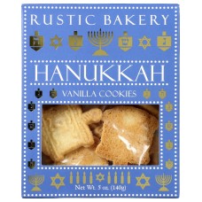 RUSTIC BAKERY: Cookies Vanilla Hanukkah, 5 oz