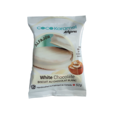 COCO KARAMEL: Alfajores White Choc, 52 gm
