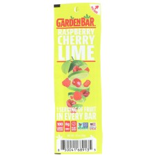 GARDEN BAR: Bar Frt  Rspby Chrry Lm S, 1.23 oz