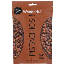 WONDERFUL PISTACHIOS: BBQ No Shells, 11 oz