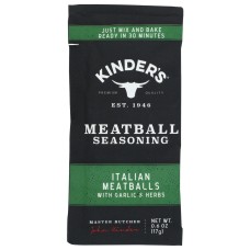 KINDERS: Seasoning Italian Mtballs, 0.6 OZ