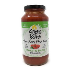 STICKS AND BONES: Sauce Pasta Tomato Basil, 24 fo