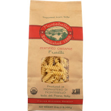MONTEBELLO: Pasta Fusilli Organic, 16 oz
