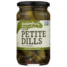 PICKERFRESH: Pickle Dill Kosher Petite, 16 oz