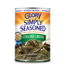 GLORY FOODS: Simply Seasoned Collard Greens, 15 oz