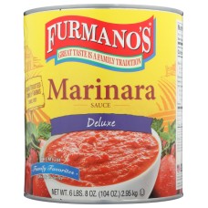 FURMANO: Sauce Pasta Marinara, 104 oz