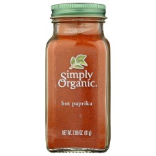 SIMPLY ORGANIC: Paprika Hot, 2.86 oz